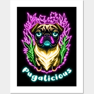 Pug Posters and Art